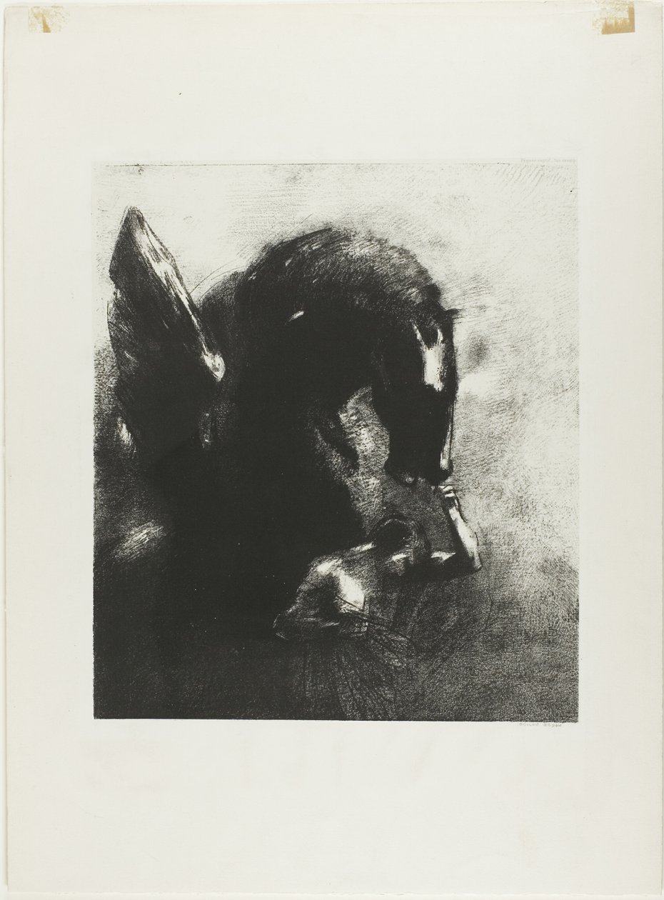 Zajatý Pegasus od Odilon Redon