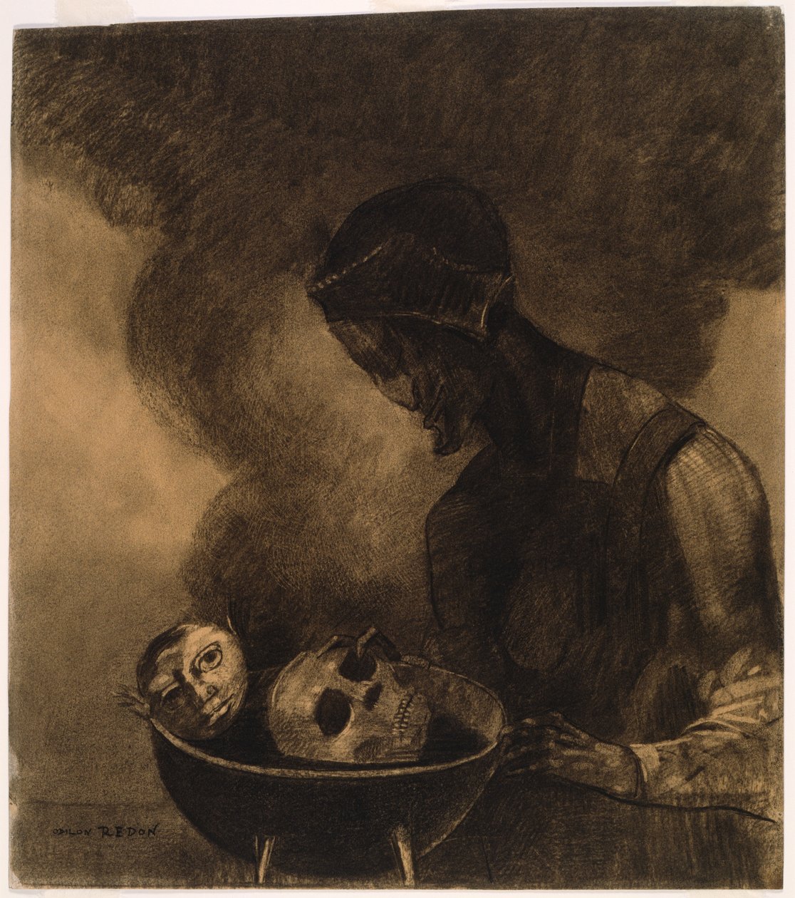 Kotel čarodějky od Odilon Redon