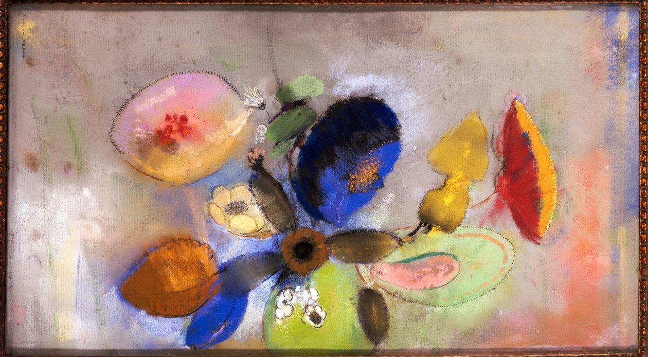 Květiny, 1907-10 od Odilon Redon