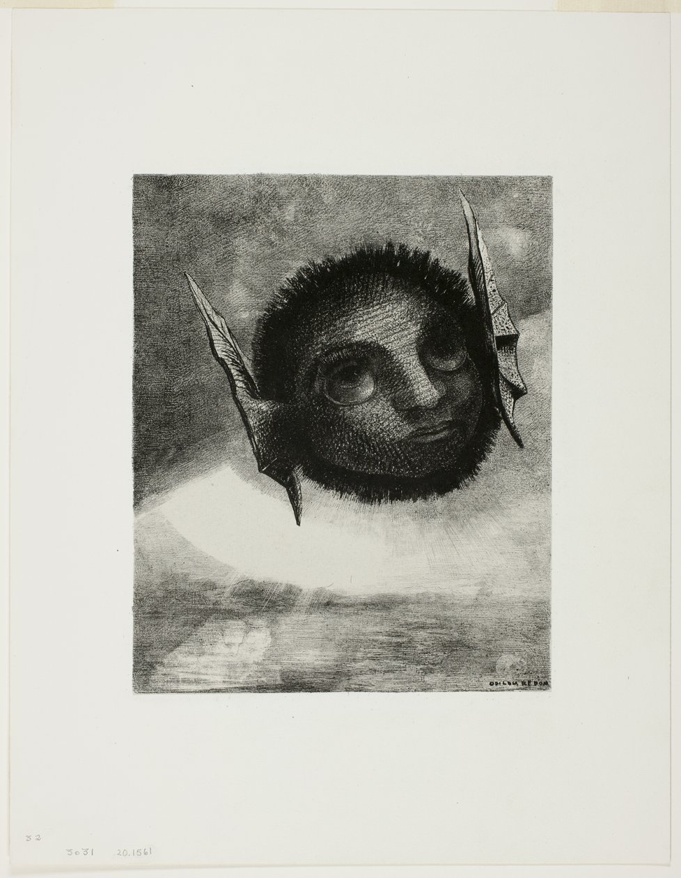 Gnome, deska šest z In Dreams od Odilon Redon