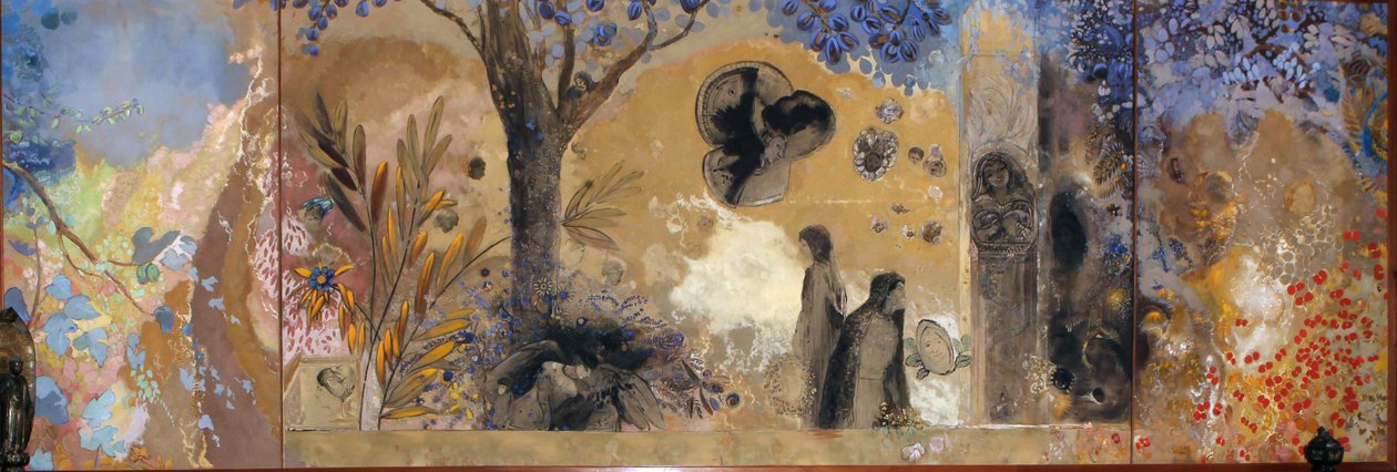 Noc, 1910-1911. od Odilon Redon