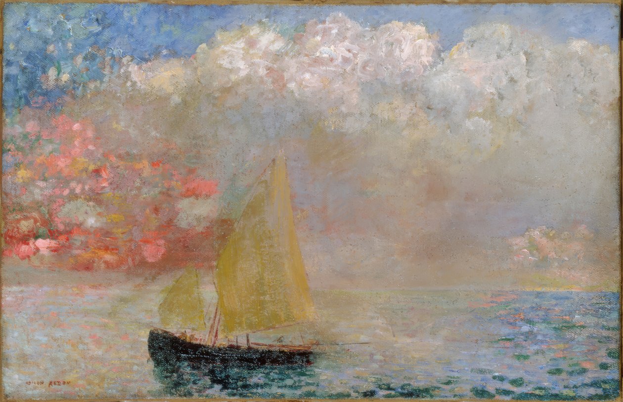 Loď od Odilon Redon