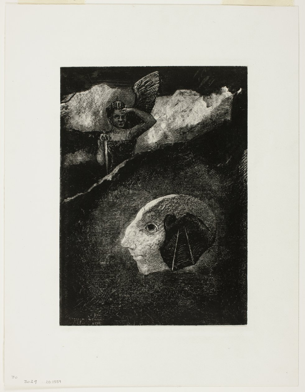Limbo, deska čtyři z In Dreams od Odilon Redon