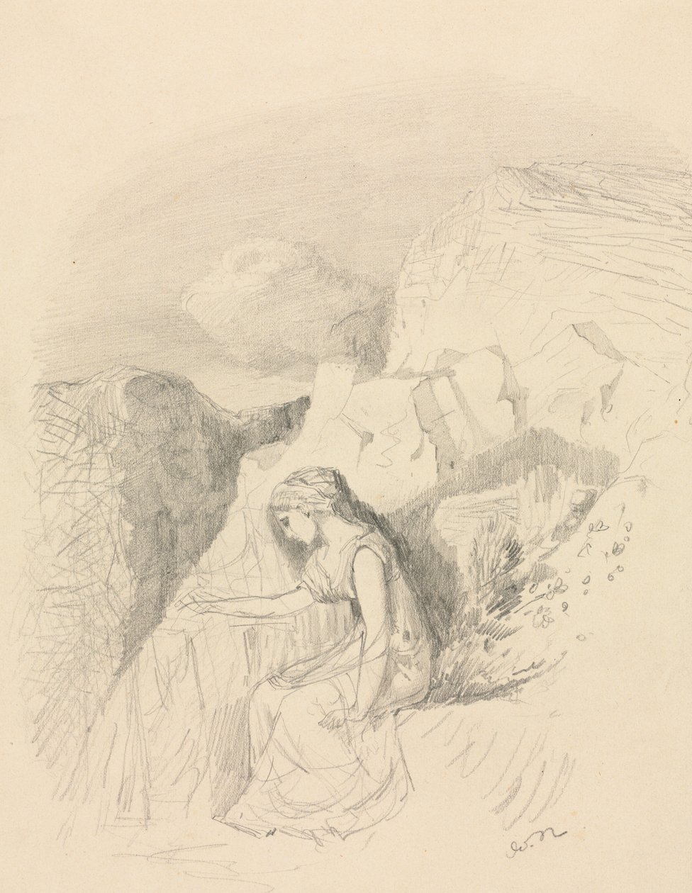 Melancholie od Odilon Redon