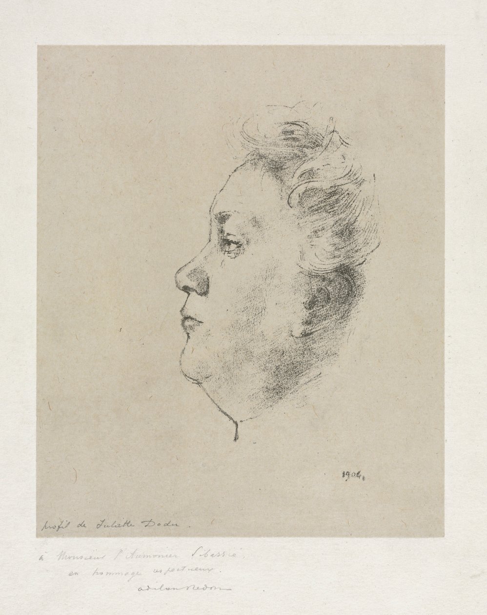 Slečna Juliette Dodu, 1904. od Odilon Redon