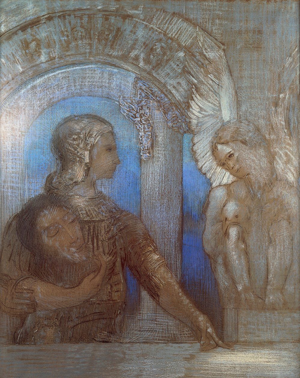 Mystický rytíř, Odilon Redon (1840-1916) od Odilon Redon