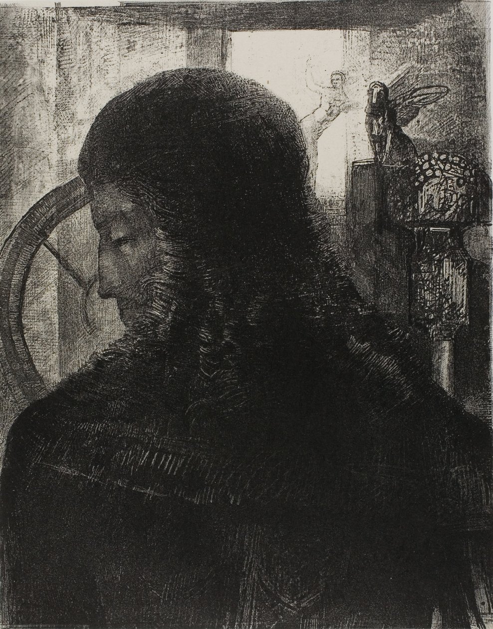 Starý rytíř od Odilon Redon