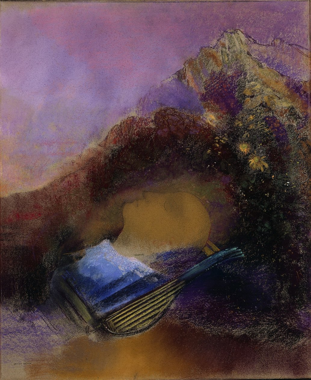 Orfeus, c. 1903-1910. od Odilon Redon