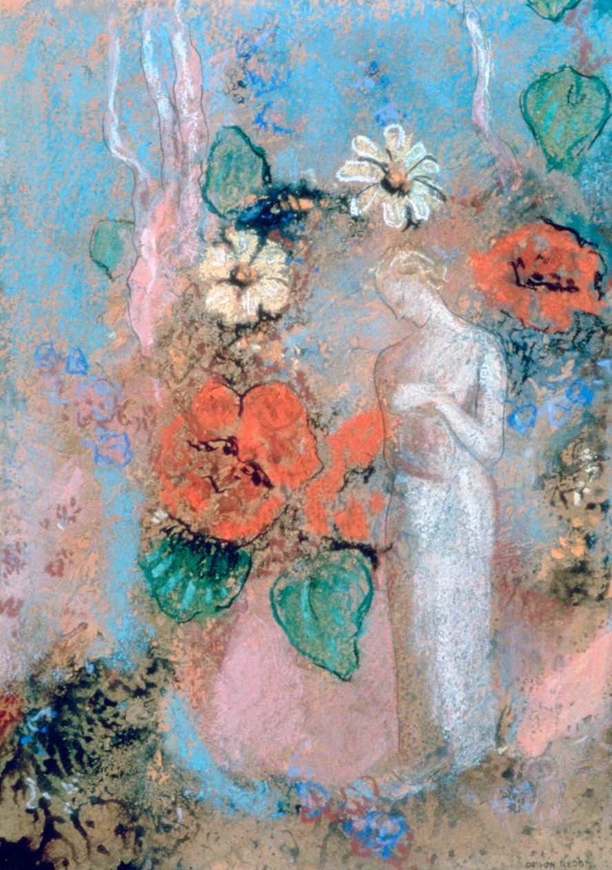 Pandora, c1860-1916 od Odilon Redon
