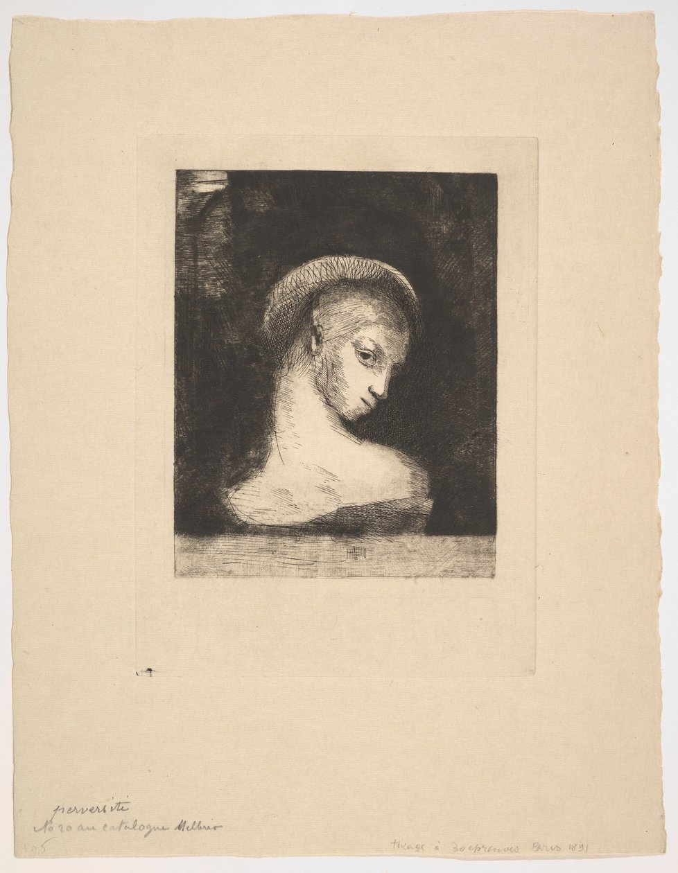 Zvrácenost, 1891. od Odilon Redon