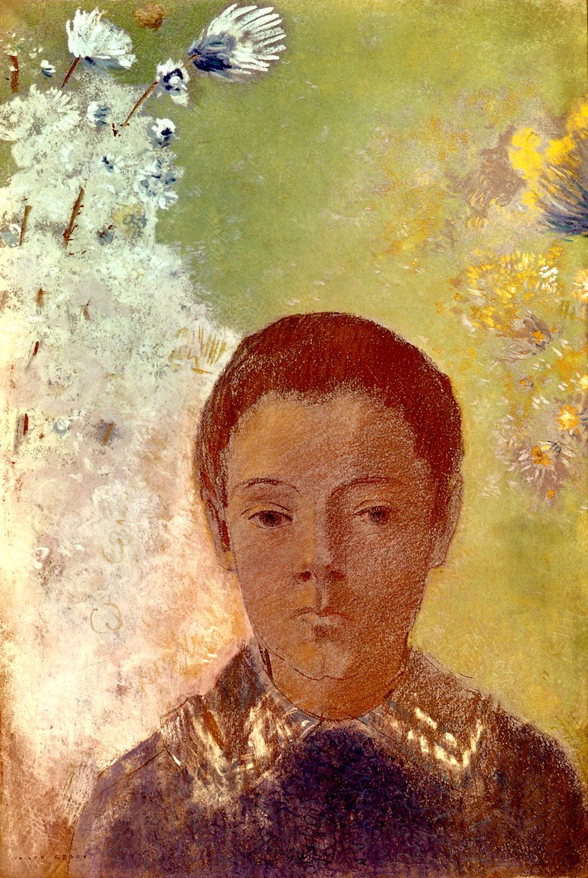 Portrét Ari Redona, c1898 od Odilon Redon