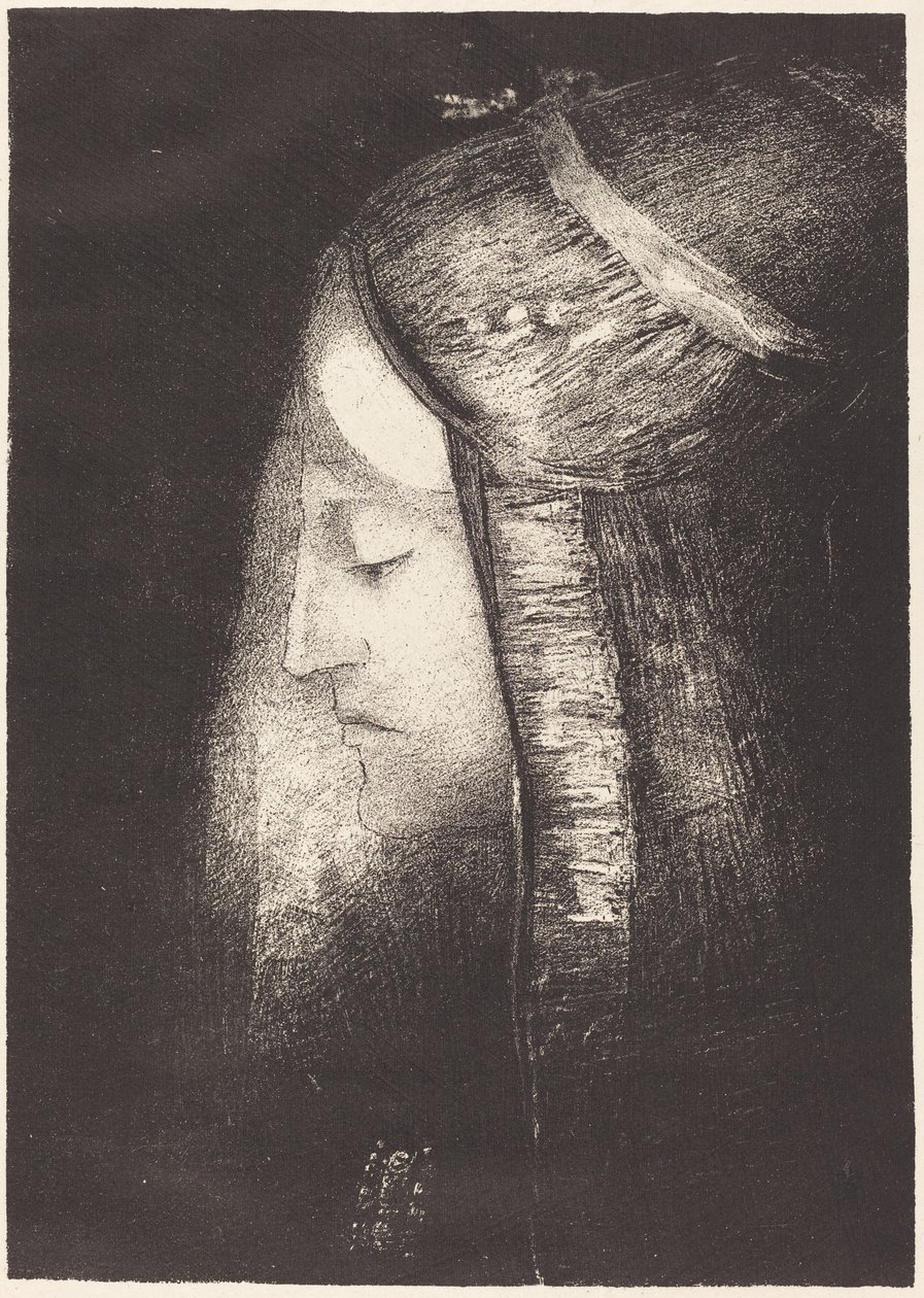 Profil de lumiere (profil světla) od Odilon Redon