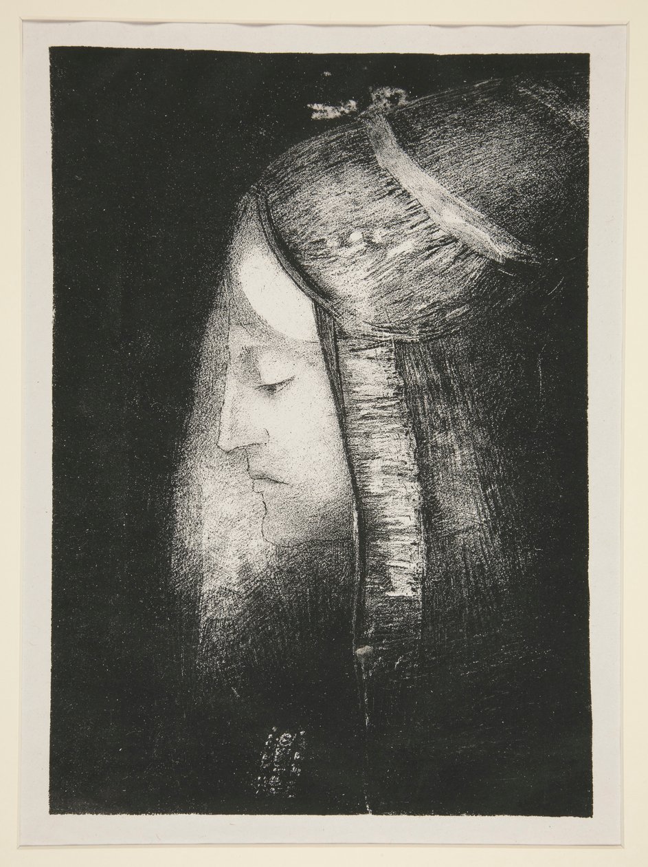 Profil de lumi?re (Profil světla) od Odilon Redon