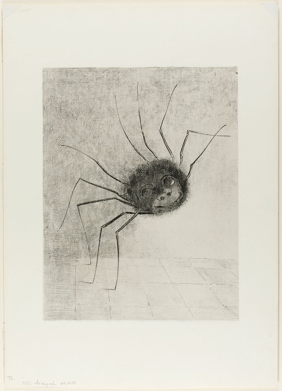 Pavouk od Odilon Redon