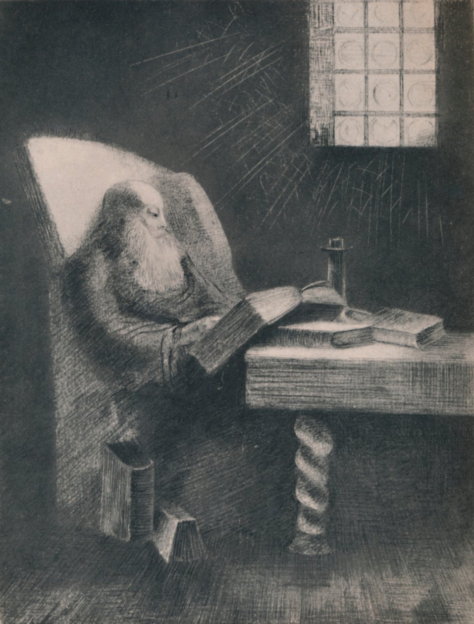 Čtenář, kolem 1892, 1946 od Odilon Redon