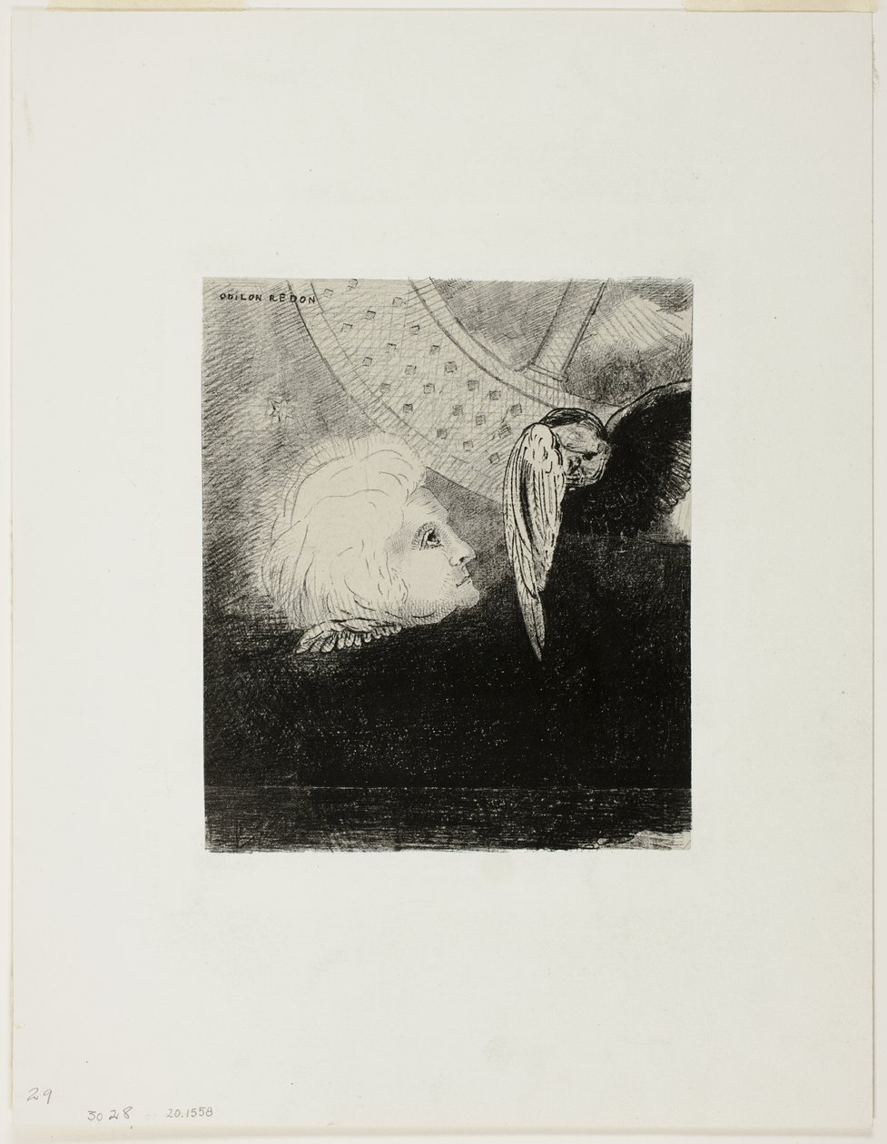The Wheel, deska tři z In Dreams od Odilon Redon