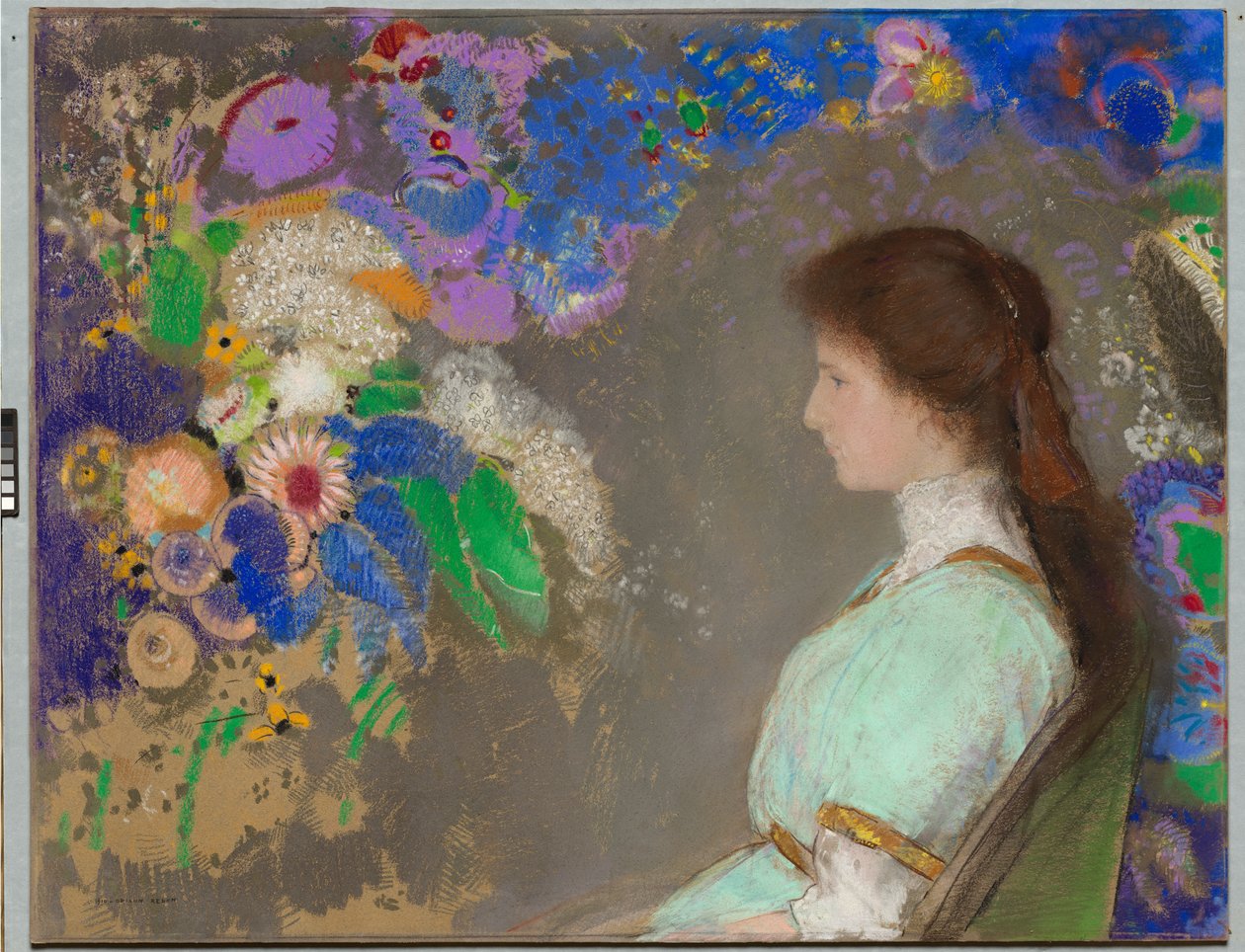 Violet Heymann, 1910 od Odilon Redon