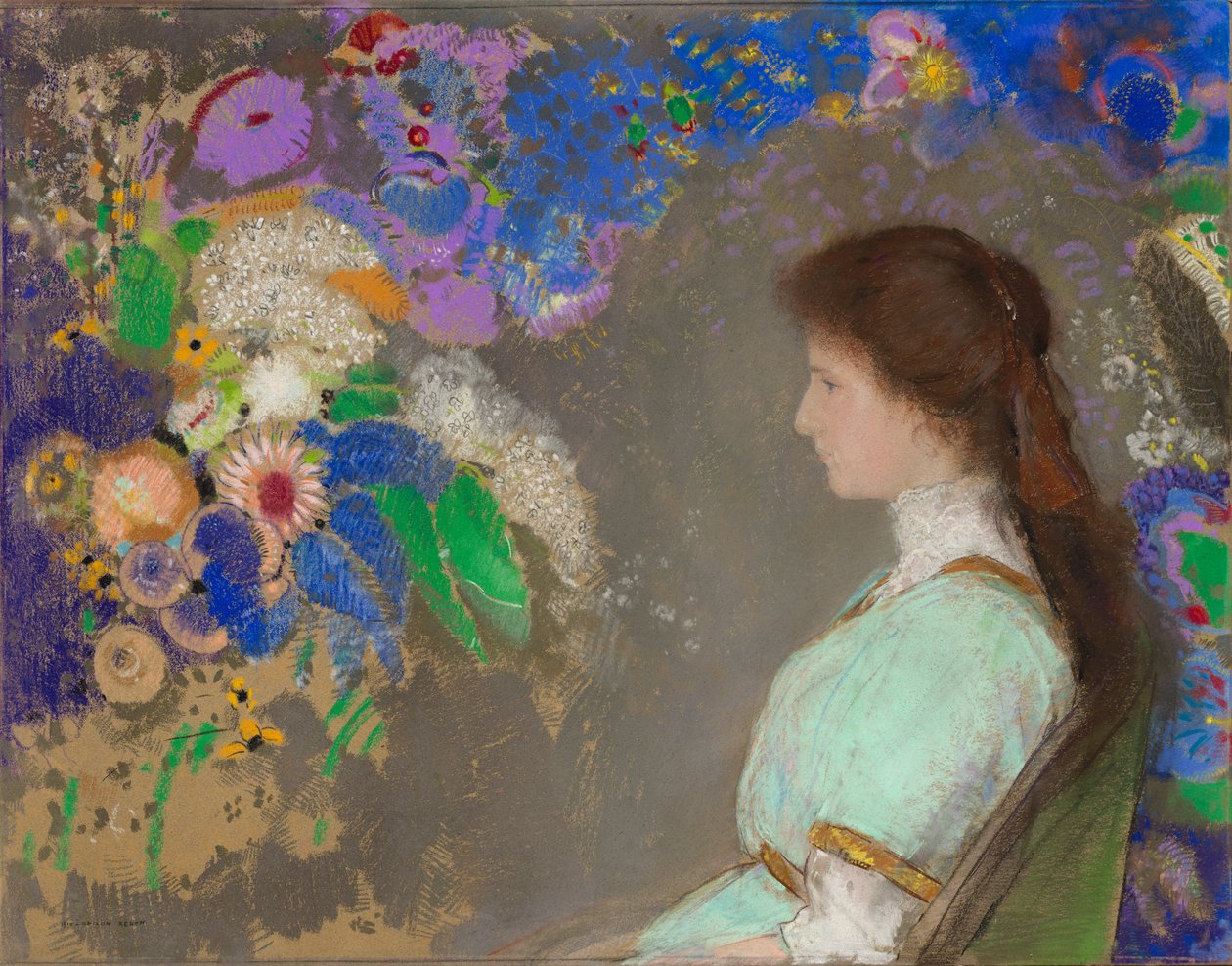Violette Heymannová od Odilon Redon