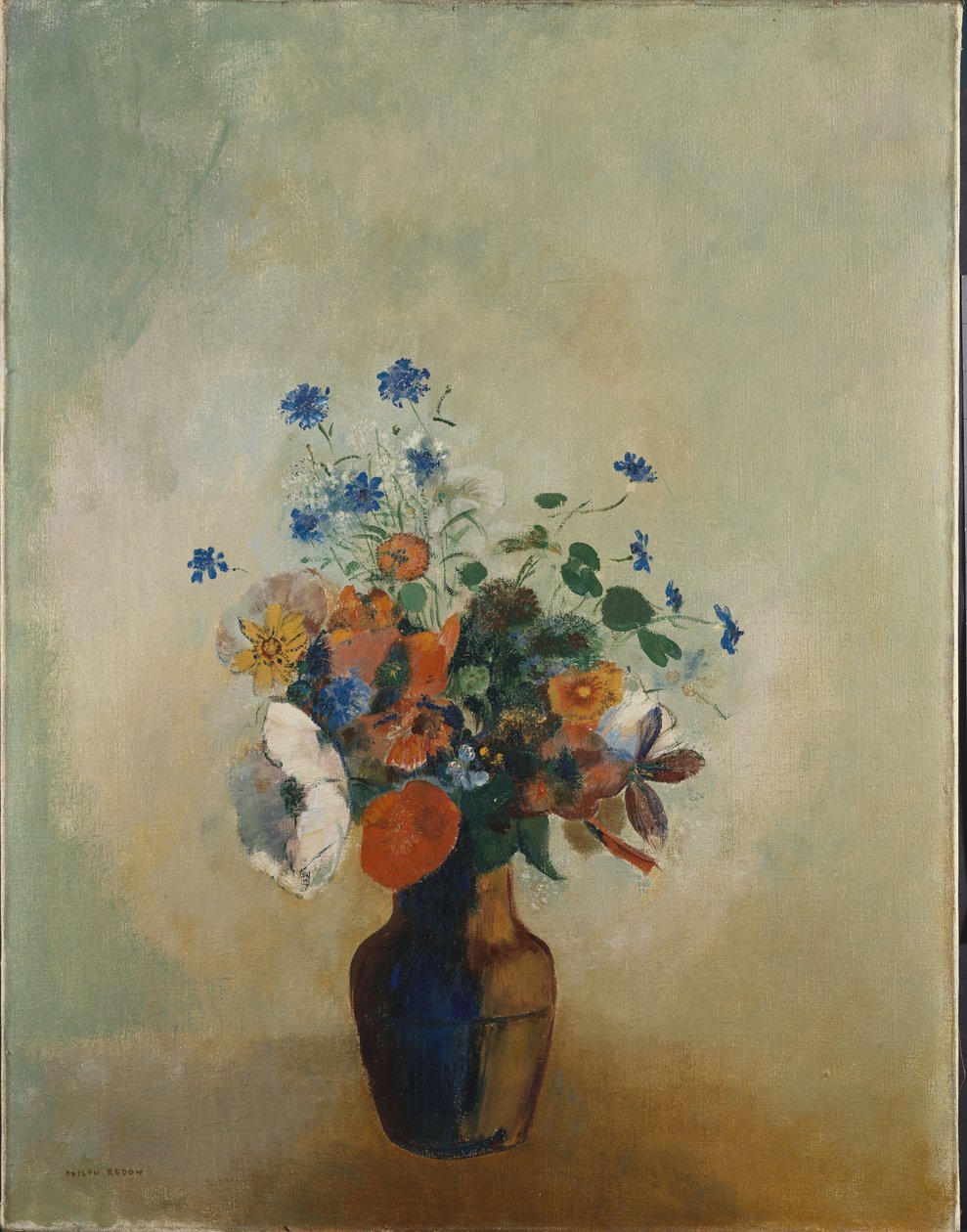 Divoké květiny, kolem roku 1902 od Odilon Redon