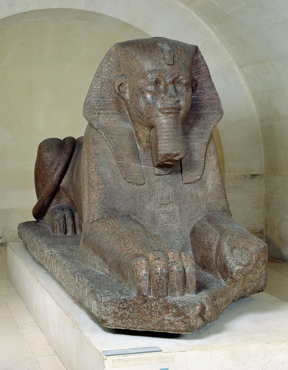 Velká sfinga, z Tanis (růžová žula) od Old Kingdom Egyptian