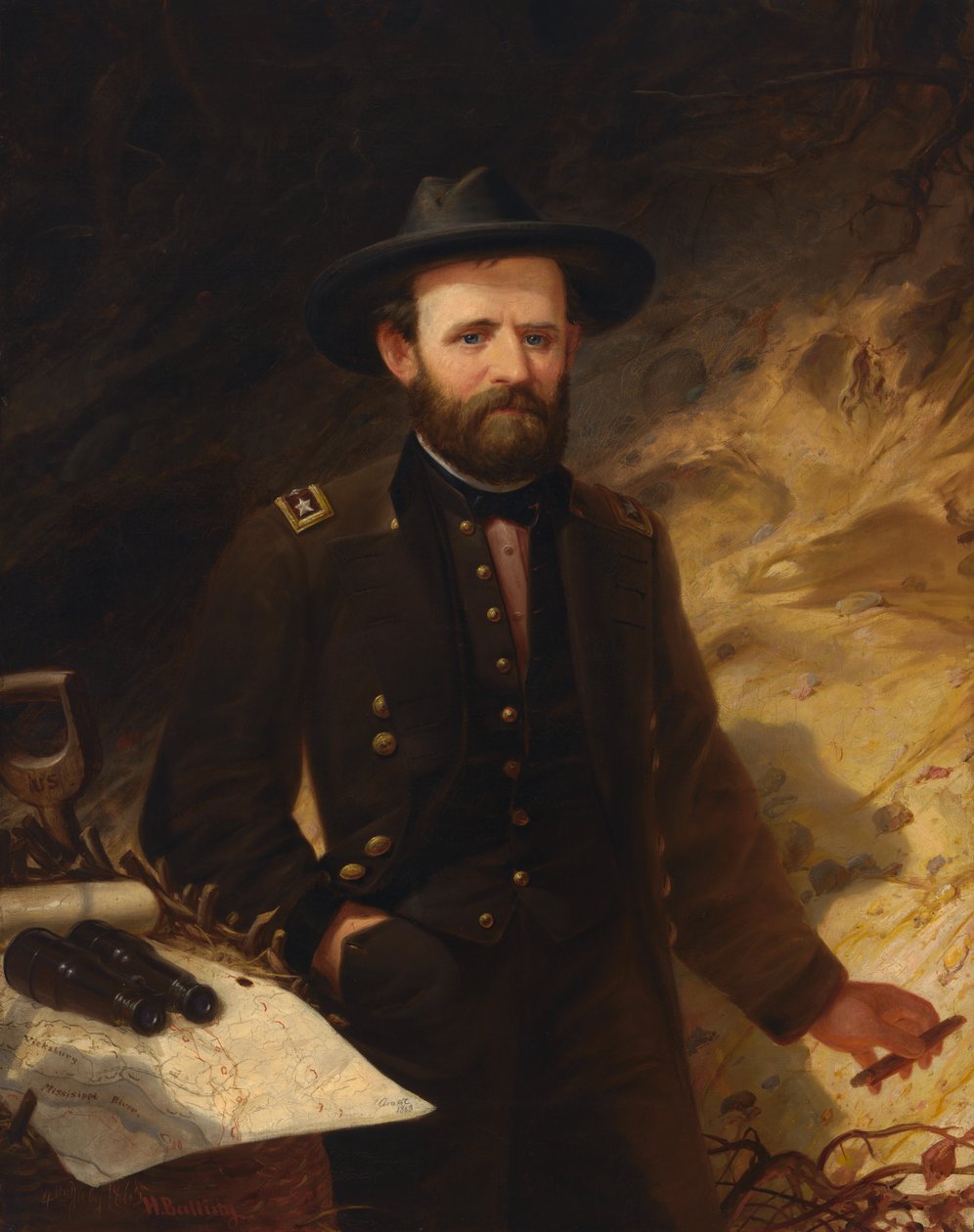 Ulysses S. Grant, 1865. od Ole Peter Hansen Balling