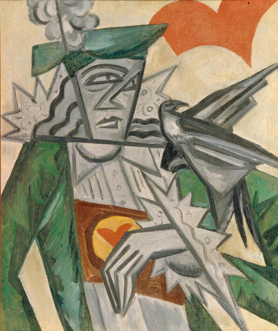 Jack of Hearts, 1913-1914 od Olga Rozanova