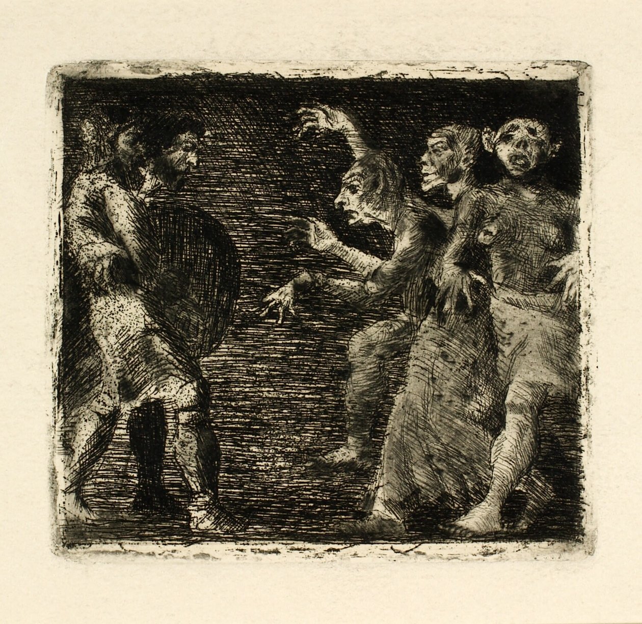 Macbeth a čarodějnice od Oluf Hartmann