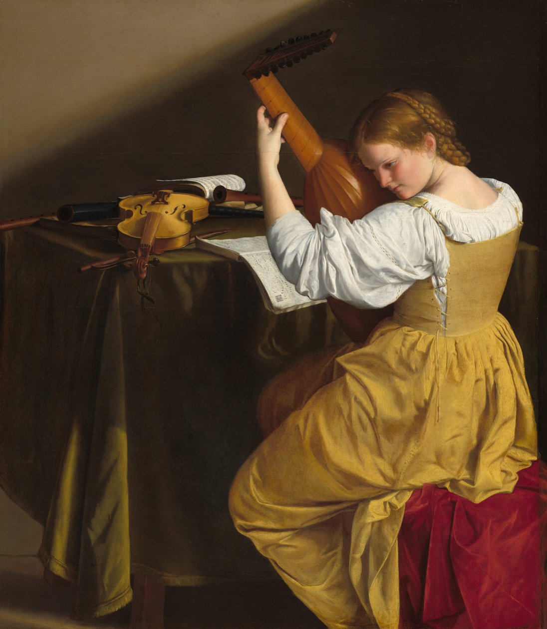 Lute Player, c. 16121620. od Orazio Gentileschi