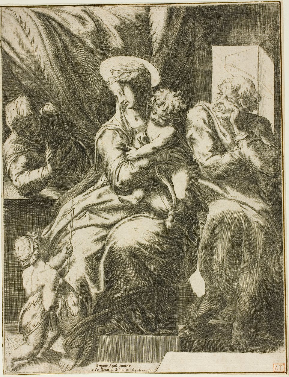 Svatá rodina od Orazio de Santis