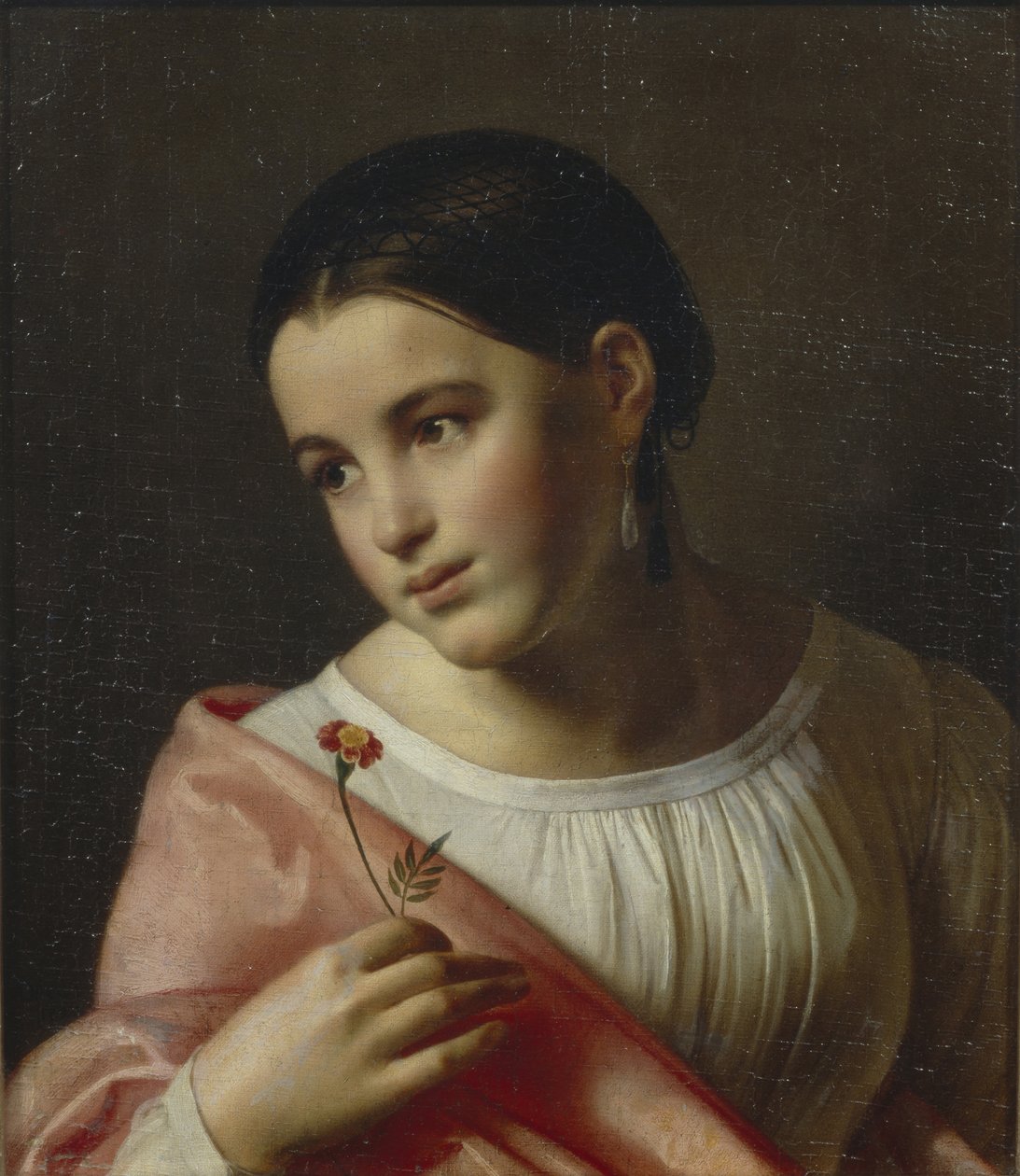 Chudák Liza, 1827 od Orest Adamovich Kiprensky