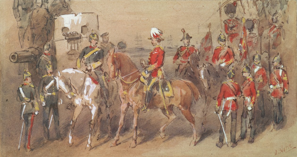 Generál Sir Garnet Wolseley (1833-1913) v Alexandrii, 1882 od Orlando Norie