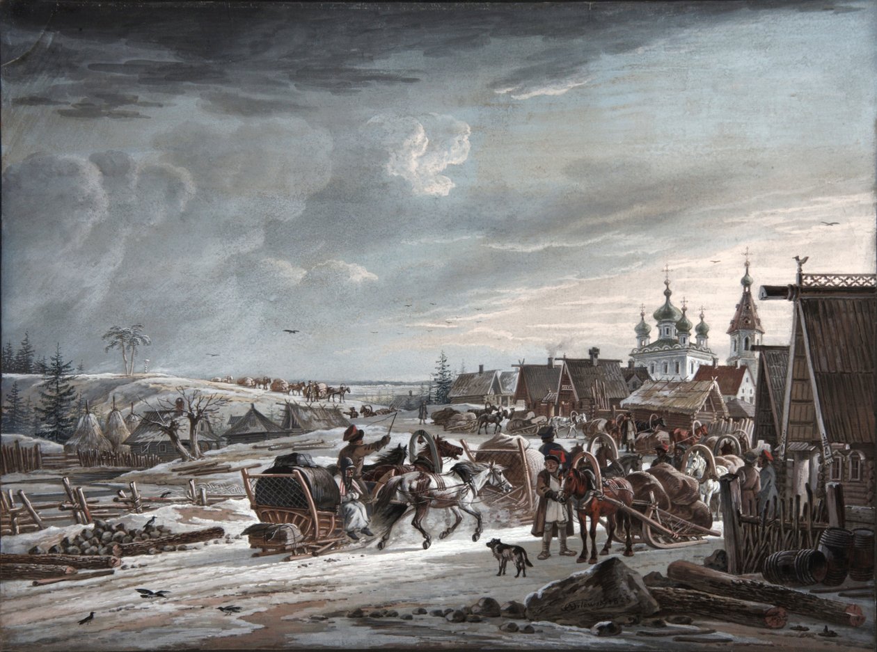 Zima, 1825. od Orlowski