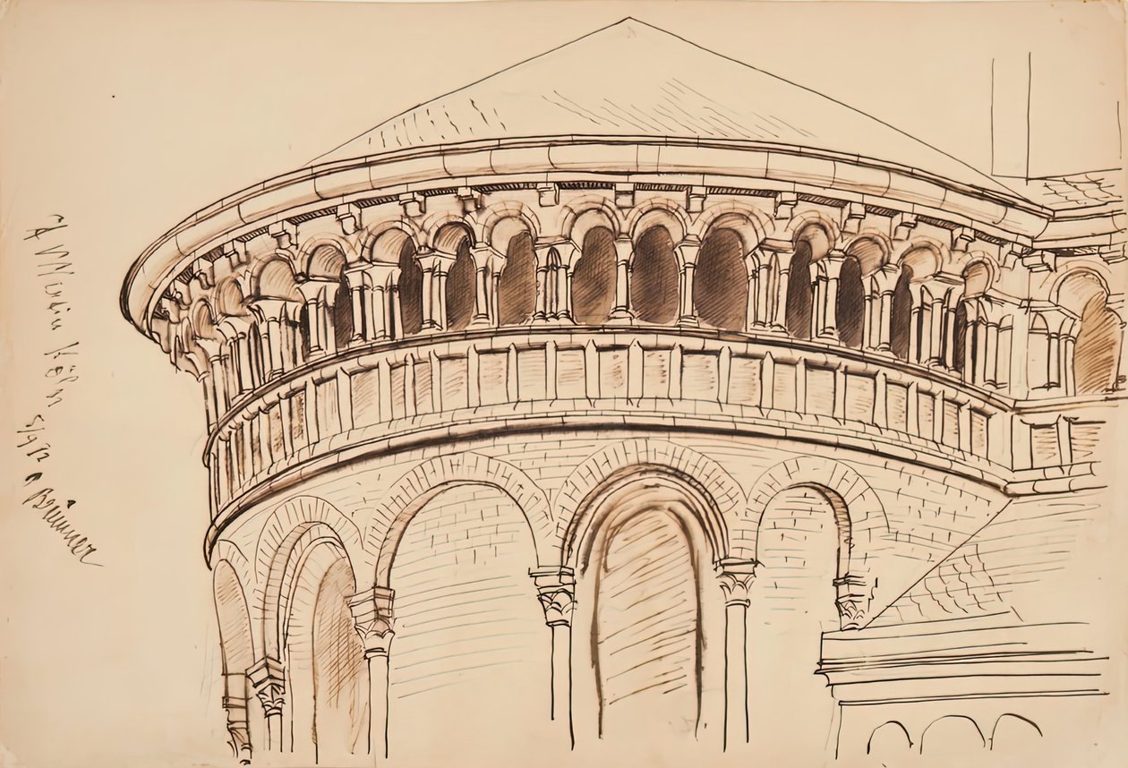 Svatý Martin, Kolín, 1892. od Oscar Bluemner