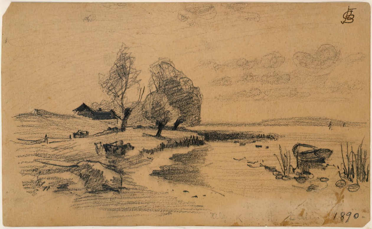 Bez názvu, 1890. od Oscar Bluemner