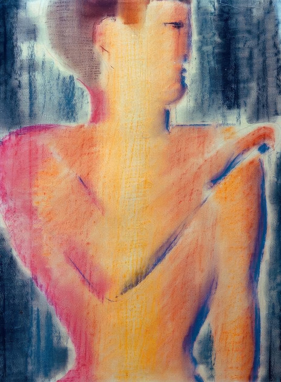 Mužská postava vpravo od Oskar Schlemmer