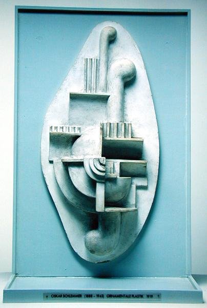 Reliéf, 1919 (dřevo) od Oskar Schlemmer