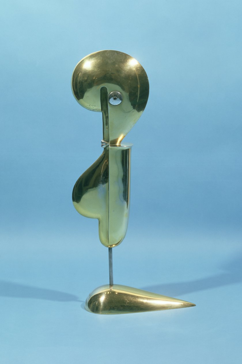 Groteskní abstraktní figura, 1923 (bronz) od Oskar Schlemmer