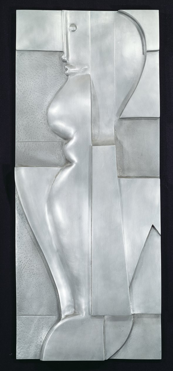 Reliéf H. Abstraktní obrázek, 1919 (hliník) od Oskar Schlemmer