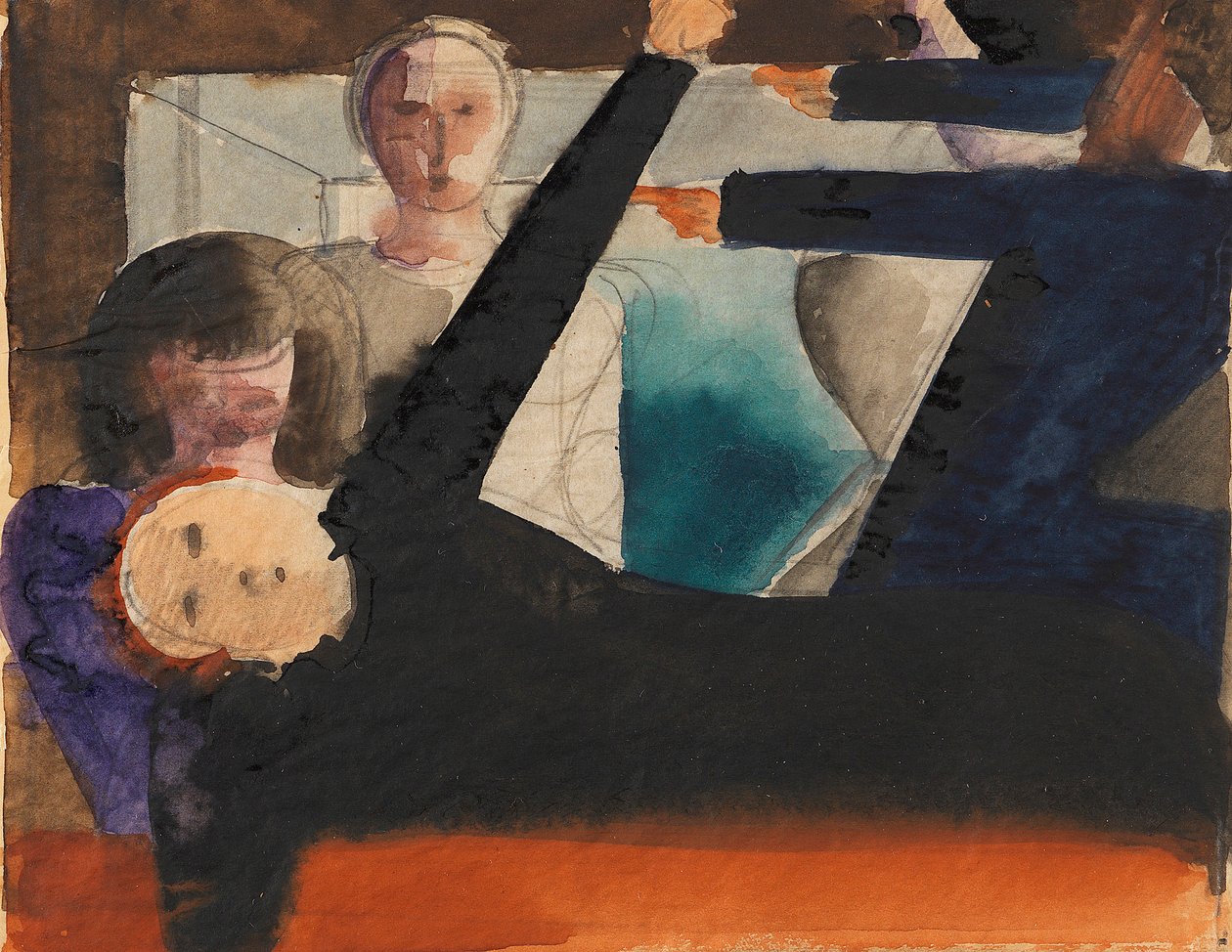 Dialogová nálož, cca 1924-1925. od Oskar Schlemmer