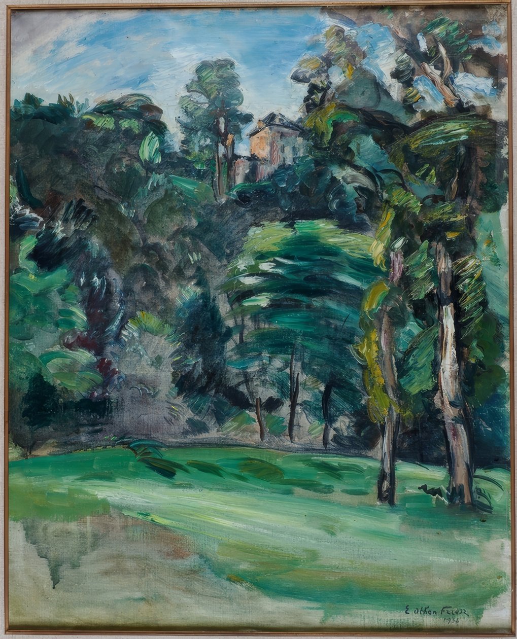 Normanská krajina od Othon Friesz