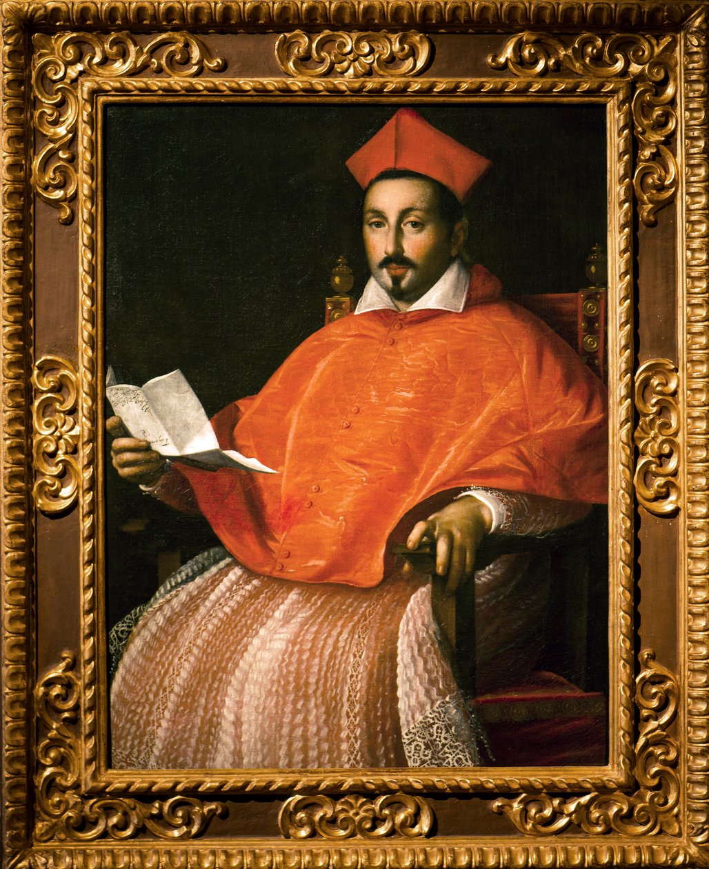 Portrét kardinála Scipione Borghese od Ottavio Mario Leoni