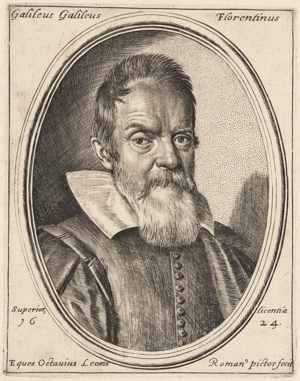 Galileo Galilei od Ottavio Leoni