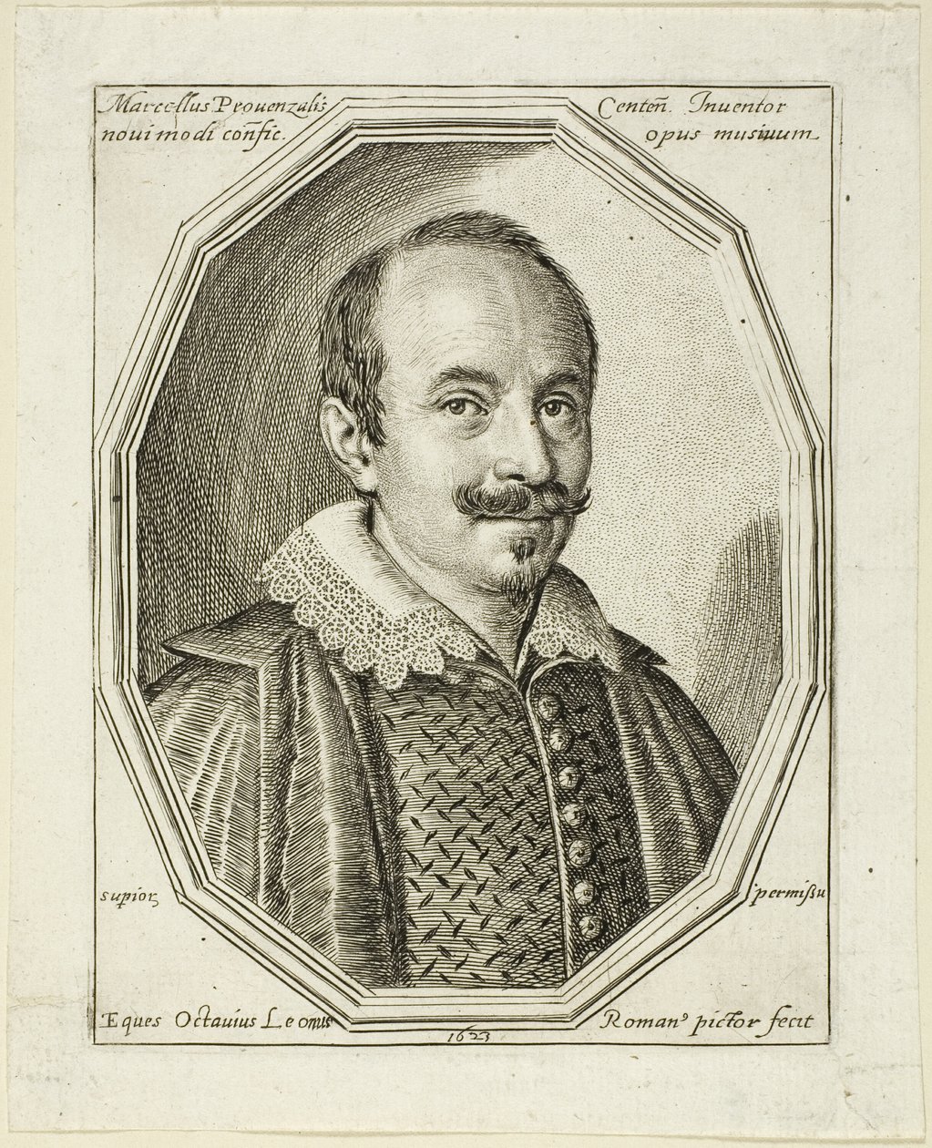 Marcellus z Provence od Ottavio Mario Leoni