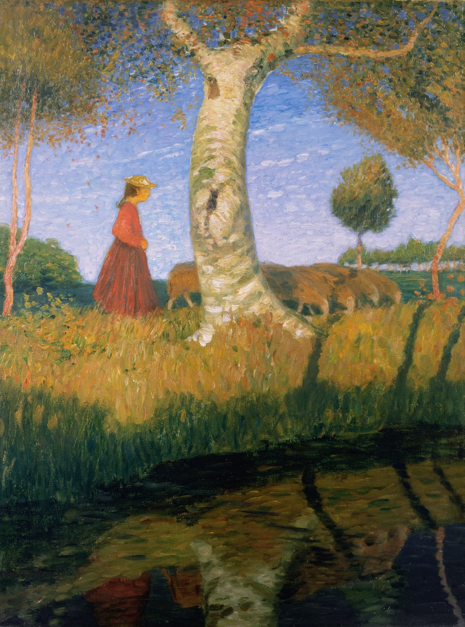 Slunečný podzimní den od Otto Modersohn
