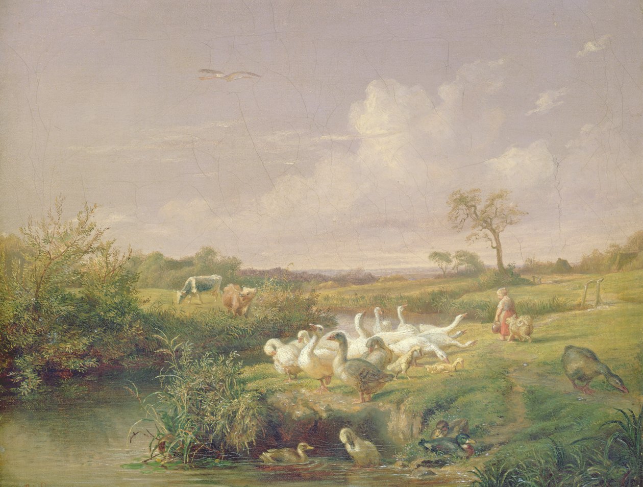 Pasení hus, 1854 od Otto Speckter