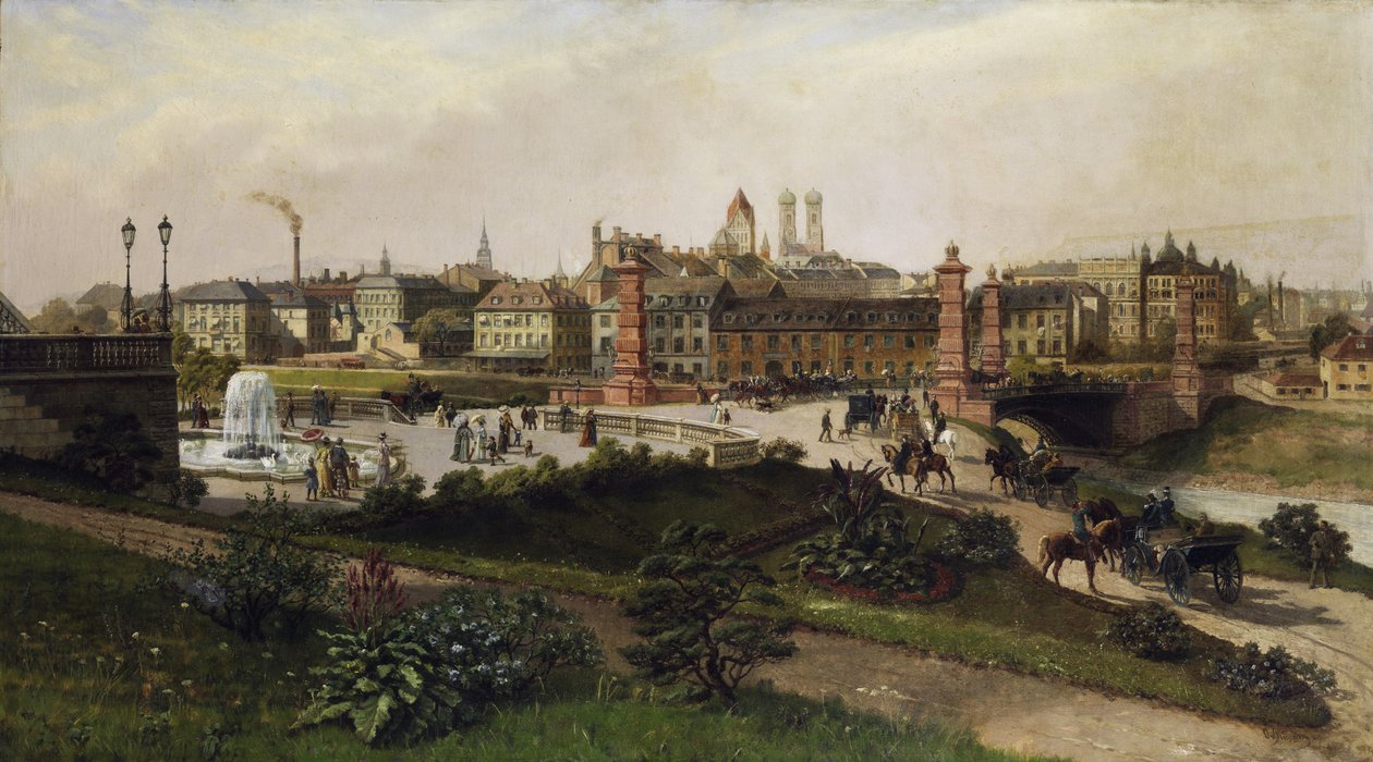 Pohled na Mnichov od Otto von Ruppert