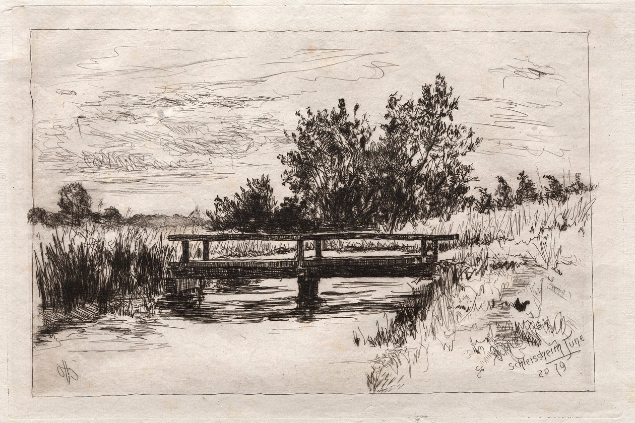 Most, Schleissheim, 1879. od Otto H. Bacher