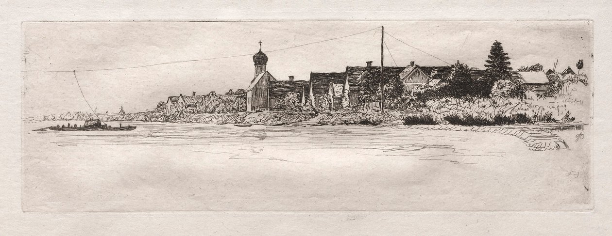 Trajekt ve Schwabel Weiss, 1879. od Otto H. Bacher