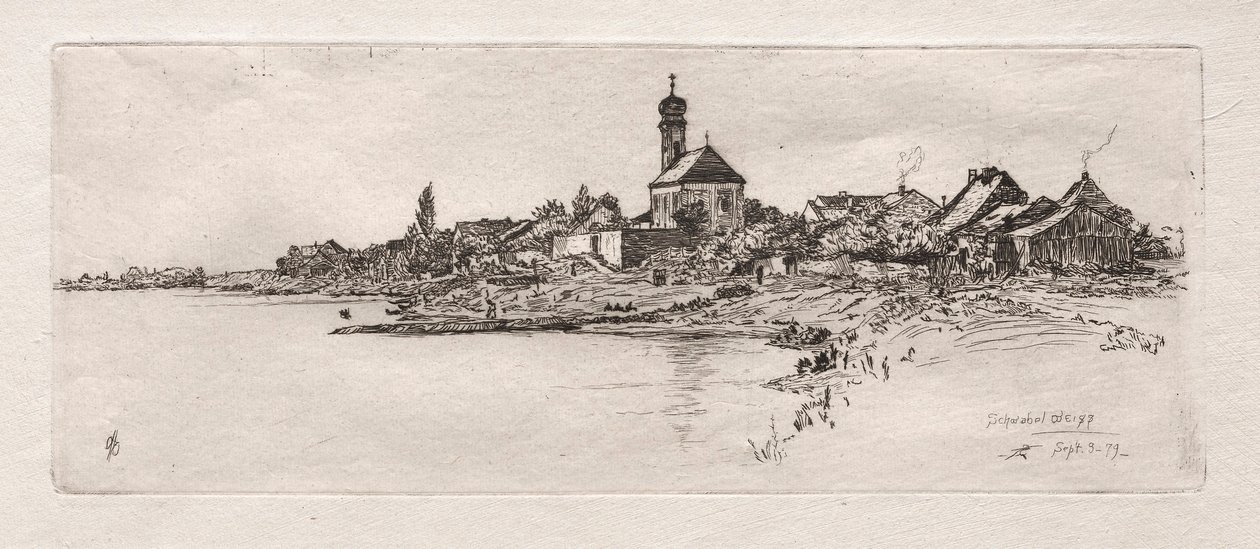 Schwabel Weiss, 1879. od Otto H. Bacher