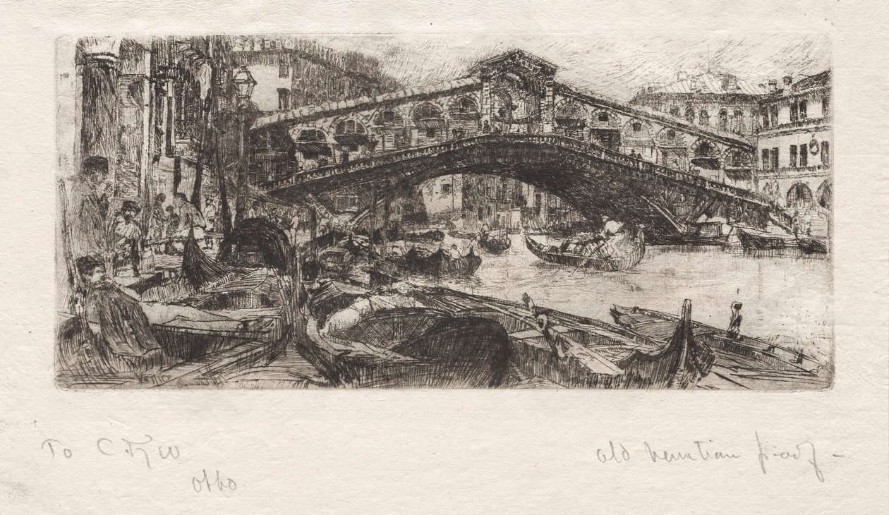 Rialto, Benátky od Otto H. Bacher